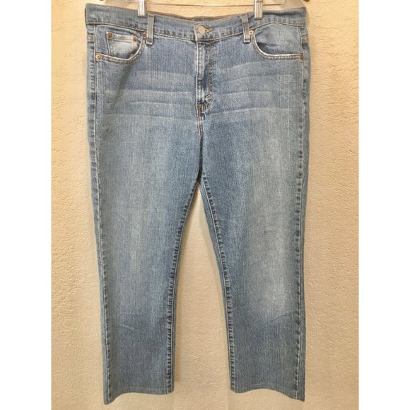 Levi's Denim - Levi Strauss & Co. Women’s 505 Straight Jeans 16S 38x26 Light Wash Stretch